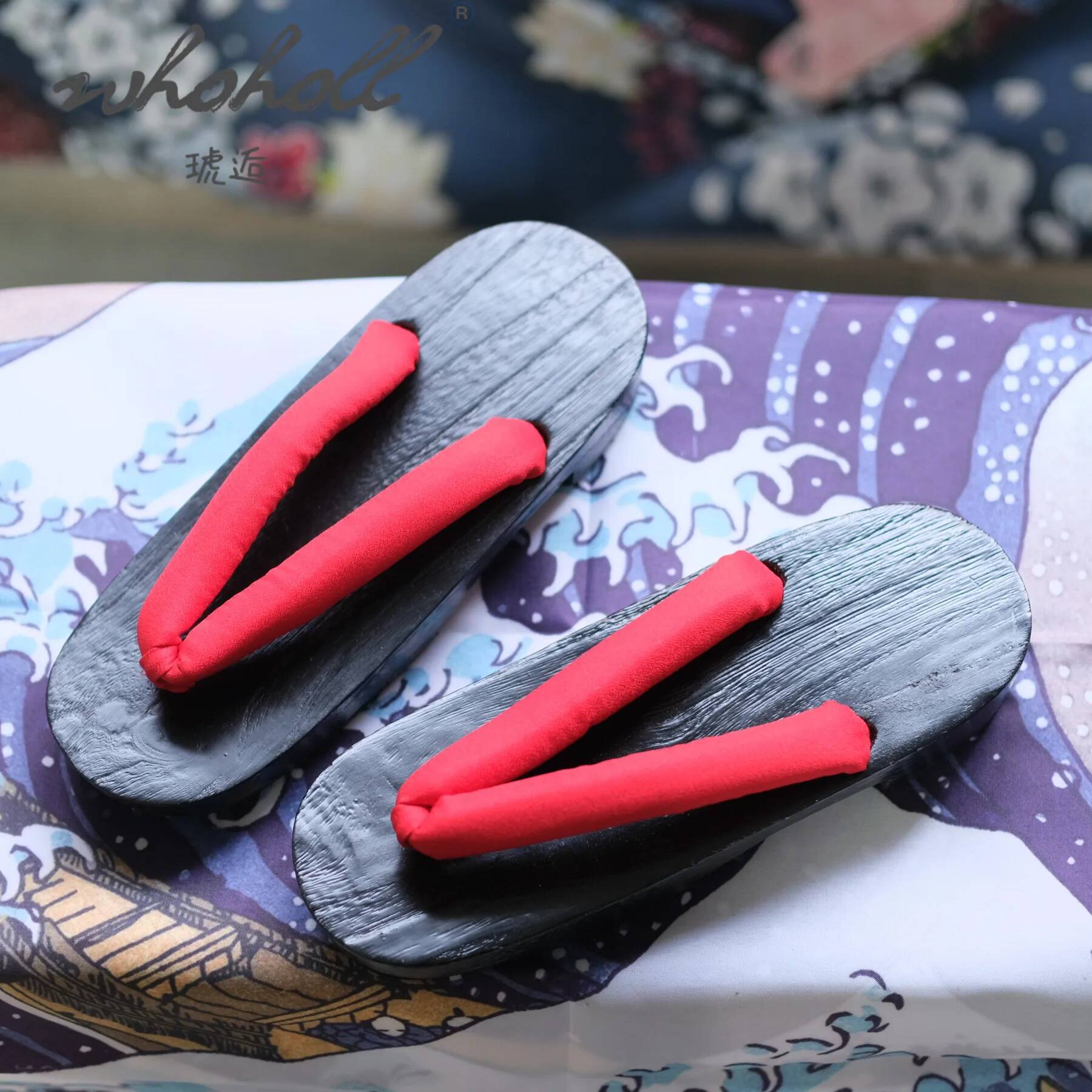 Geta Wooden Sandal - Sommer Frauen Japanische Holz Geta Ninja
