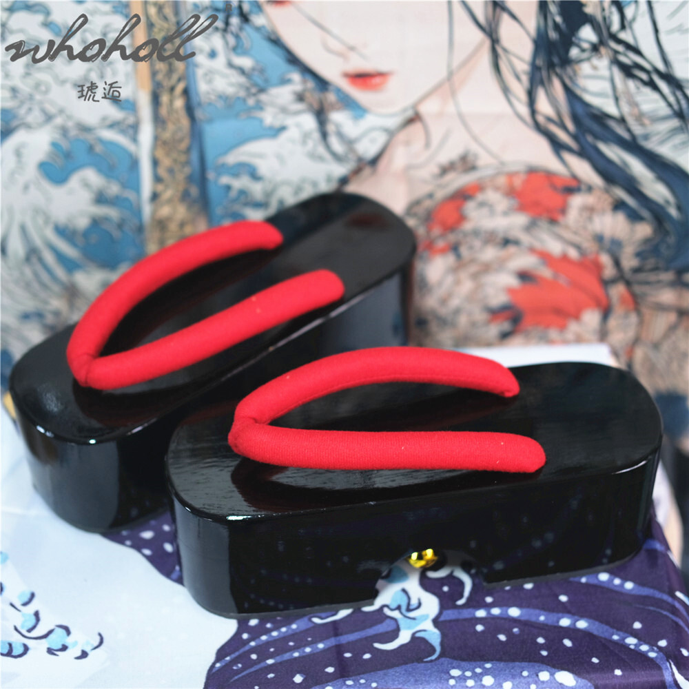 Geta Wooden Sandal - Sommer Frauen Flip-Flops Japanische Geisha Glocke