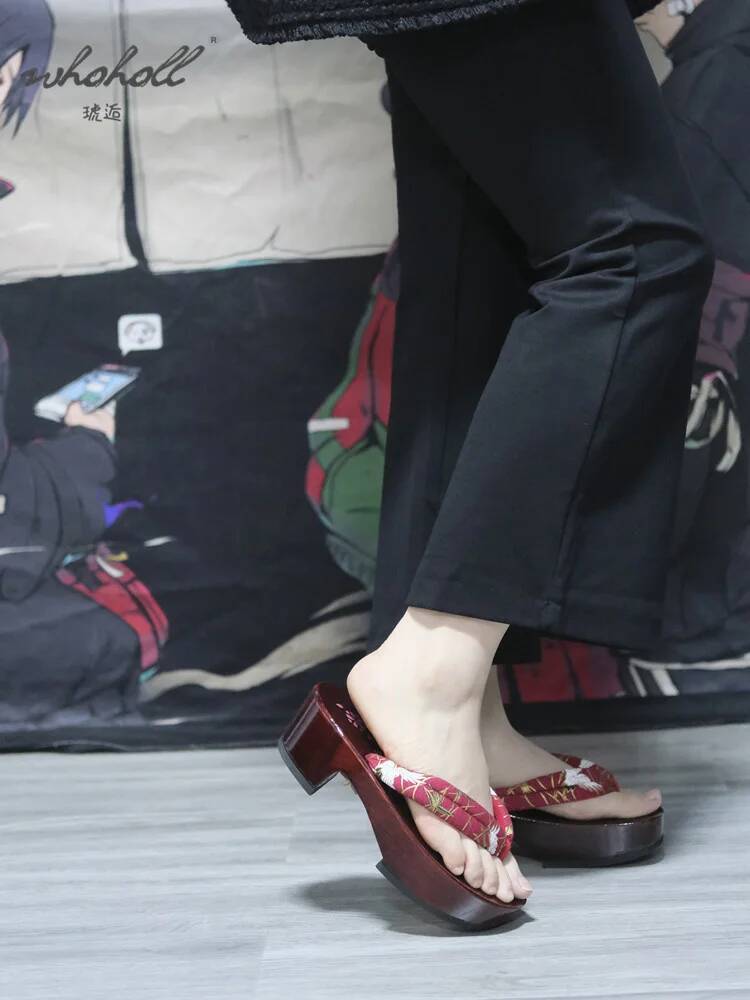 Japanische Holz Erhalten Somme – Geta Wooden Sandal Bewertung und Preis