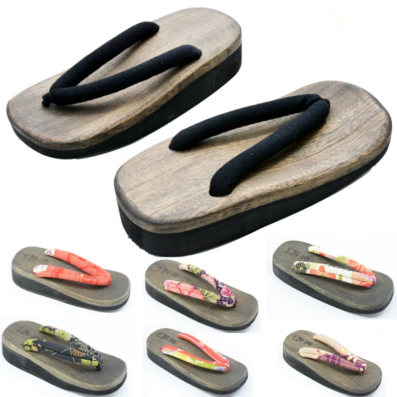 Damen Cosplay Schuhe Mittlerer – Geta Wooden Sandal Bewertung und Preis
