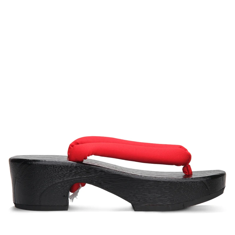 Damen Schwarze Halbmond-Holz-S – Geta Wooden Sandal Bewertung und Preis